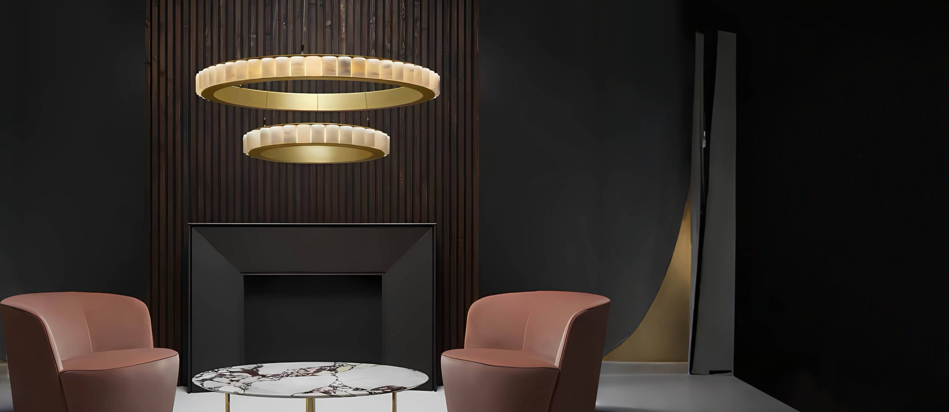 alabaster chandelier