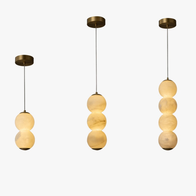 Pendant Alabaster Mordern Pearl Scandinavian Pendant Light Fabtiko