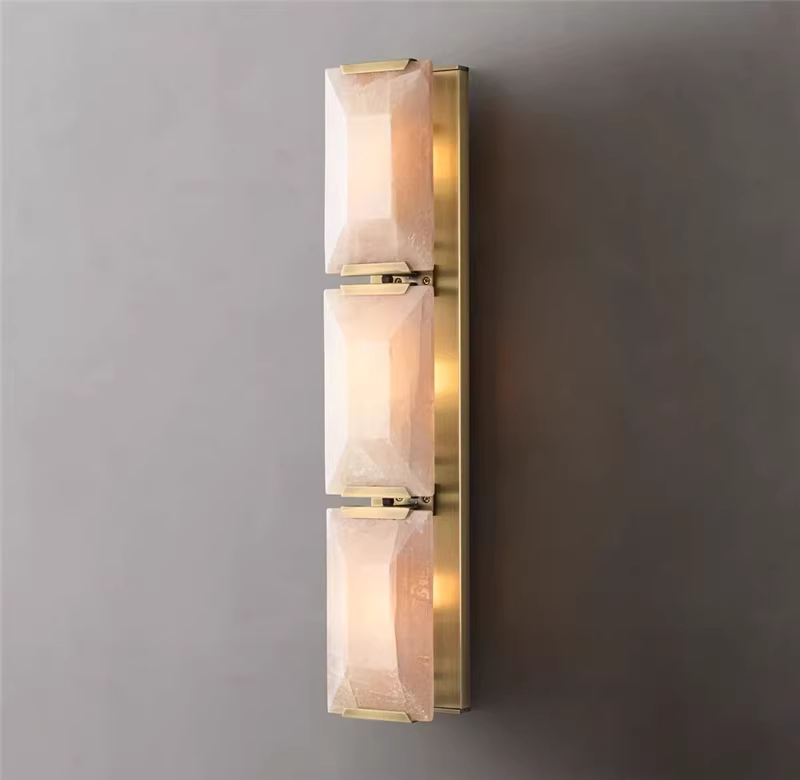 Alabaster Wall Sconce Luxury Room Wall Light