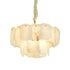Spain Alabaster Modern Living Room Chandeliers 2 Layer Chandelier Fabtiko