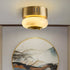 Flush Mount Mini Alabaster Flush Mount Ceiling Light Fixture Fabtiko