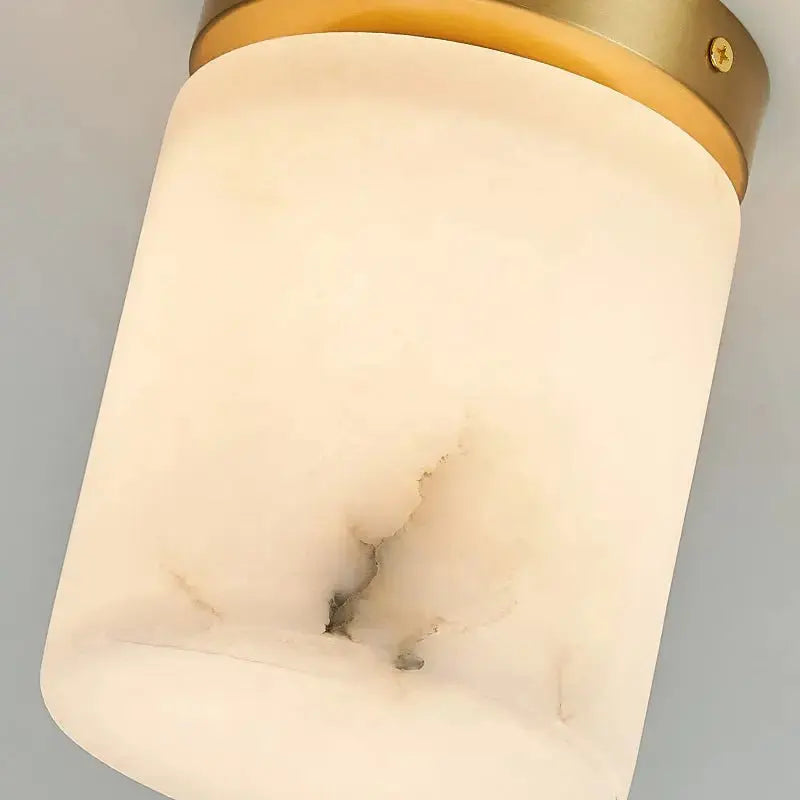 Mini Alabaster Flush Mount Ceiling Lights    Ceiling Lamp Fabtiko