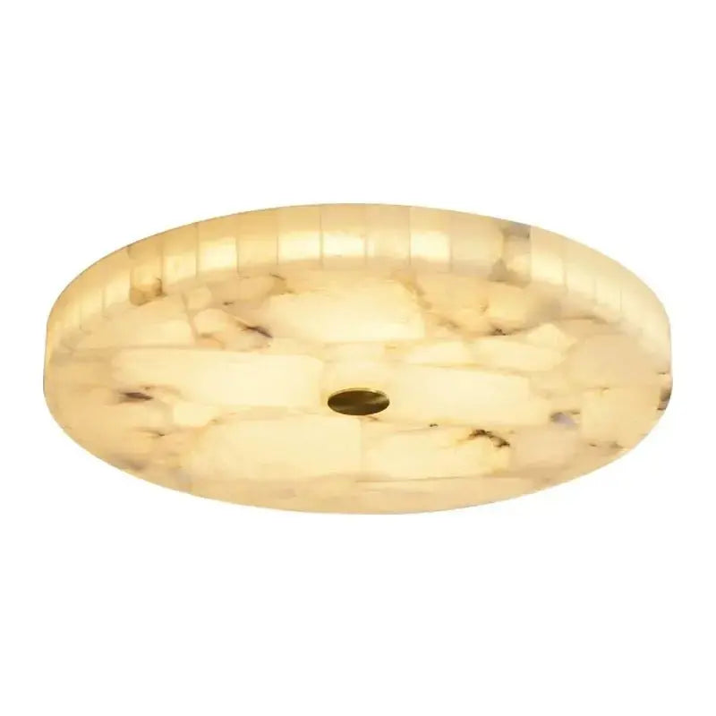 Round Alabaster Flush Mount Ceiling Lamps Ceiling Lamp Fabtiko