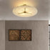 Round Spain Alabaster Flush Mount Ceiling Lights 11.81" Ceiling Lamp Fabtiko