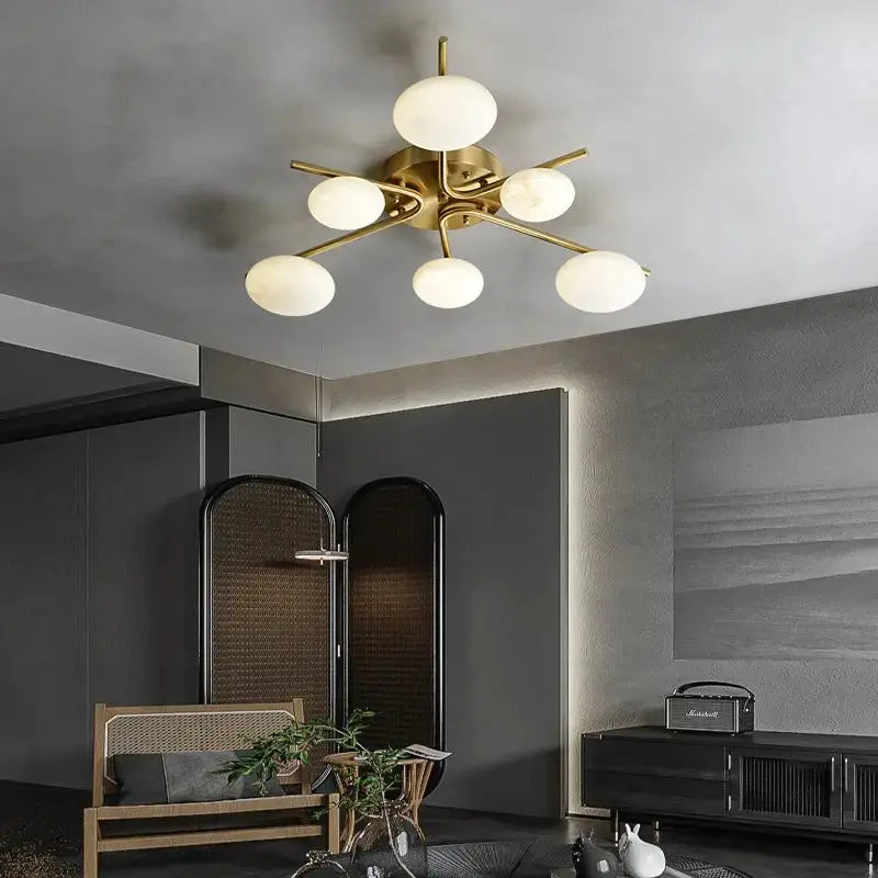 Spain Alabaster Modern Ceiling Lights    Ceiling Lamp Fabtiko