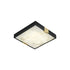 Square Spain Alabaster Flush Mount Ceiling Lights 7.87" Ceiling Lamp Fabtiko