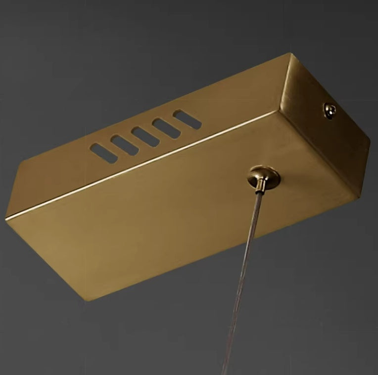 White Long Irregular Alabaster Pendant Light