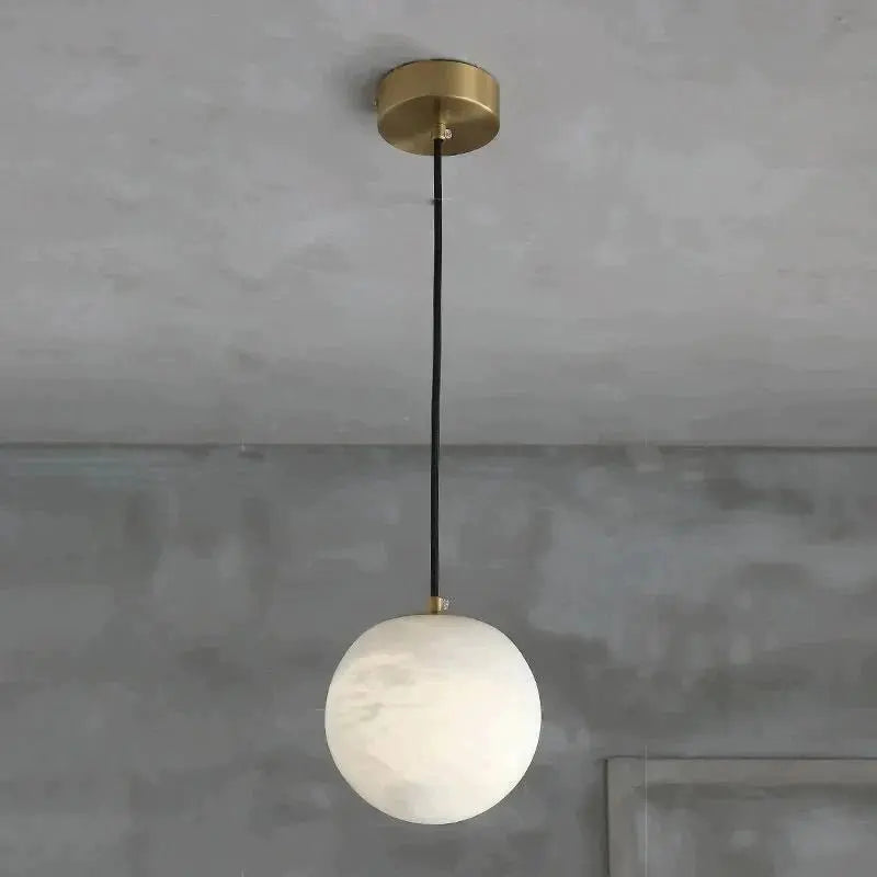 Alabaster pendant store lights