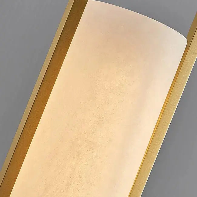 Alabaster Brass Pendant Light Fixtures Dining Room-Fabtiko