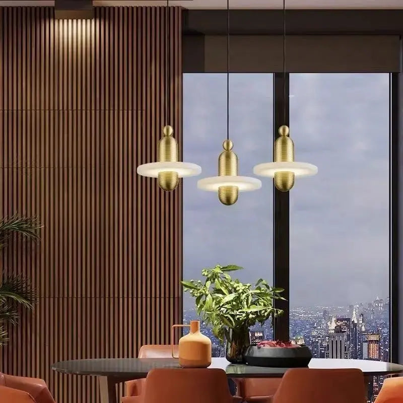 Alabaster Modern Pendant For Dining Room    Pendant Fabtiko