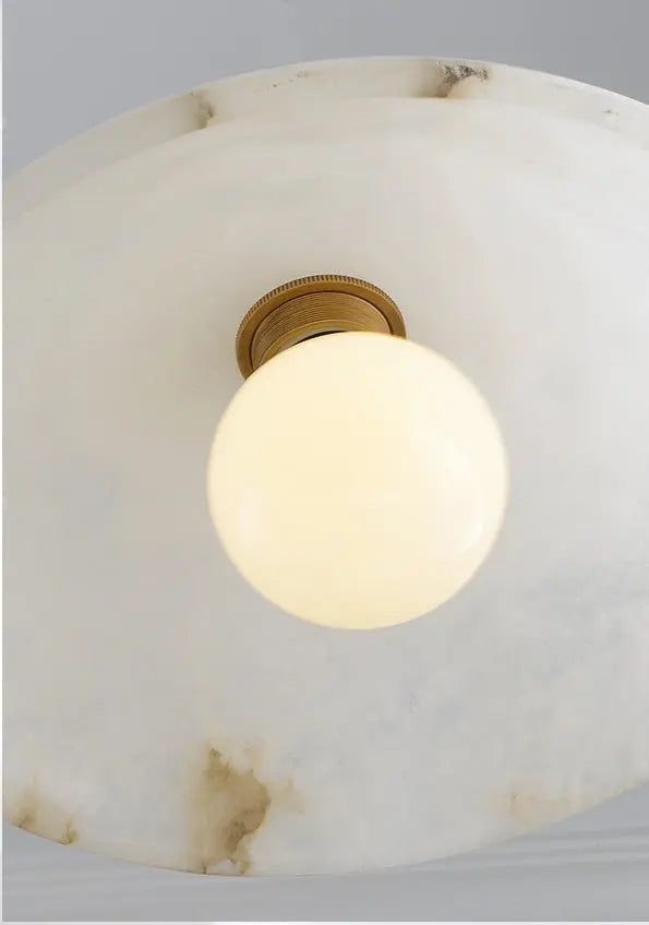 Pendant Alabaster Umbrella Pendant Lamp Fabtiko