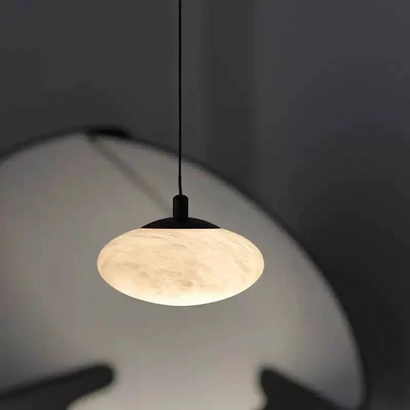 Pendant Mini Alabaster Bedroom Oval Pendant Fabtiko
