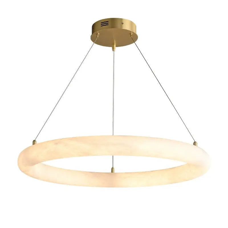 Pendant Spain Alabaster Brass Ring Pendant Lights Fabtiko
