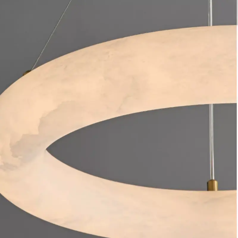 Pendant Spain Alabaster Brass Ring Pendant Lights Fabtiko