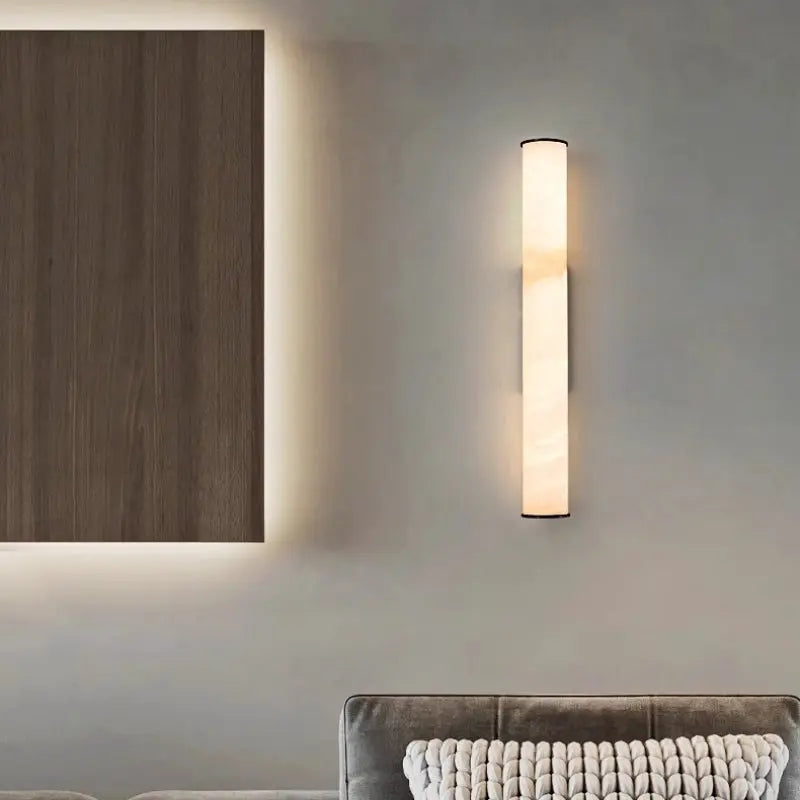 Wall Sconce Alabaster Linear Wall Sconces Living Room Fabtiko