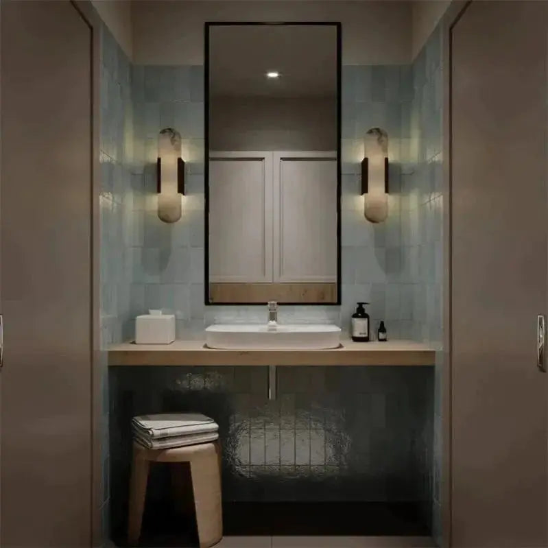 Alabaster Linear Kitchen Wall Sconce    Wall Sconce Fabtiko