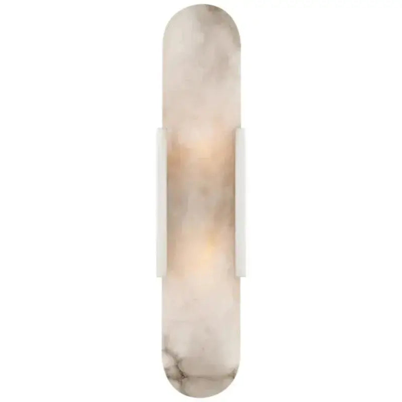 Alabaster Linear kitchen Wall Sconce 13.8"H*4.05"W White  Wall Sconce Fabtiko