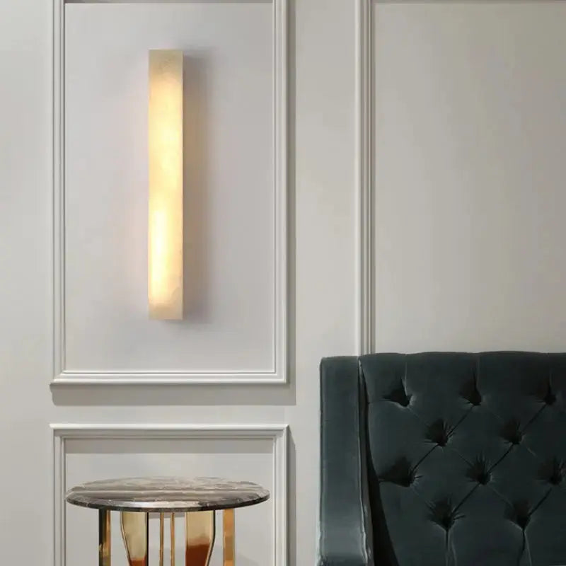 Wall Sconce Alabaster Wall Sconce Linear Lights Fabtiko