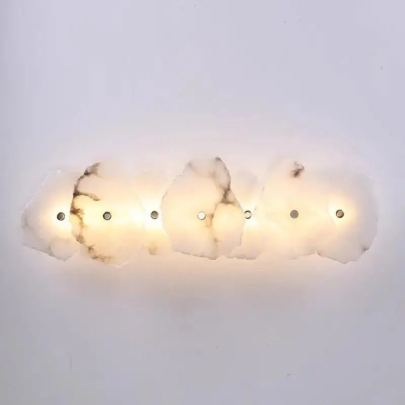 Real Alabaster Wall Sconces Modern Wall Sconce Fabtiko