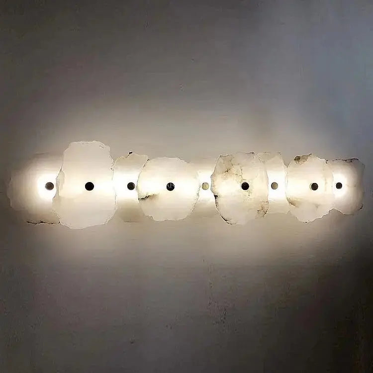 Real Alabaster Wall Sconces Modern Wall Sconce Fabtiko