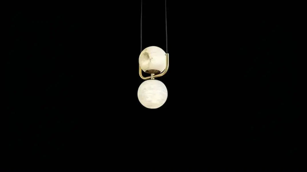 Alabaster ceiling light