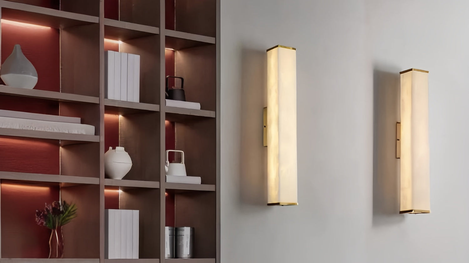 alabaster wall sconce for living room