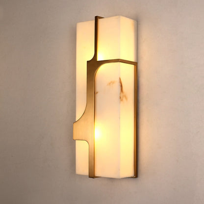 Bedroom Linear Alabaster Wall Sconces Light Fixture