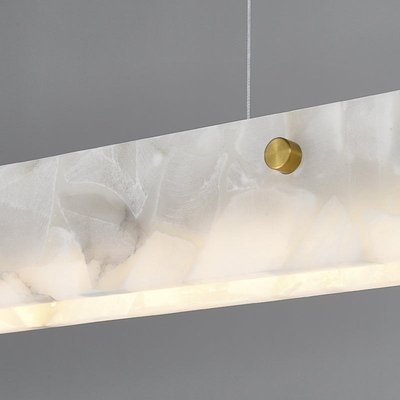 Kitchen And Dining Room Alabaster Stone Pendant Light