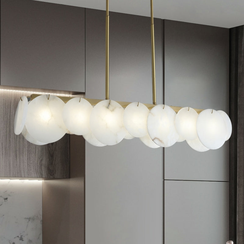 Alabaster Stone Dining Room Irregular Pendant Light