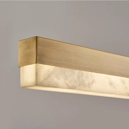 Chandelier Alabaster Linear Kitchen Island Chandelier Fabtiko