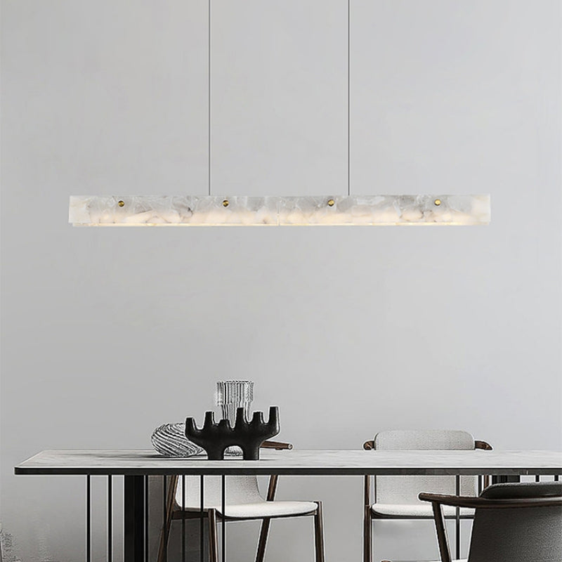 Kitchen And Dining Room Alabaster Stone Pendant Light