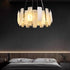 Chandelier Modern Alabaster Square Sheet Chandelier Fabtiko