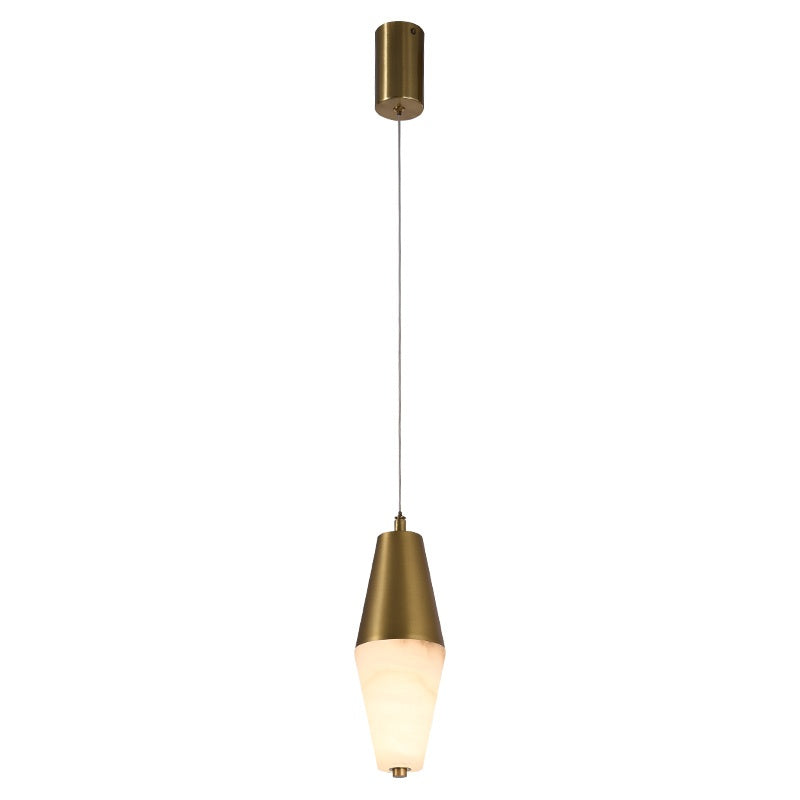 Pendant Alabaster Arc Pendant Light Fabtiko