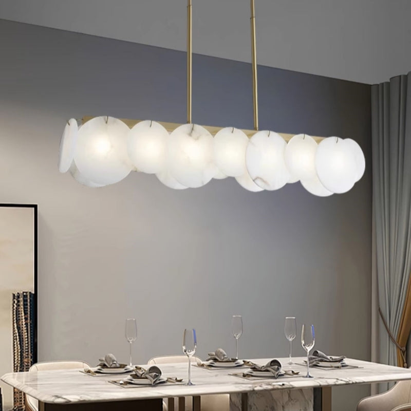 Alabaster Stone Dining Room Irregular Pendant Light