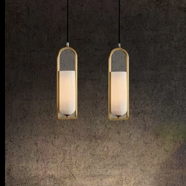 Alabaster Brass Pendant Light Fixtures Dining Room