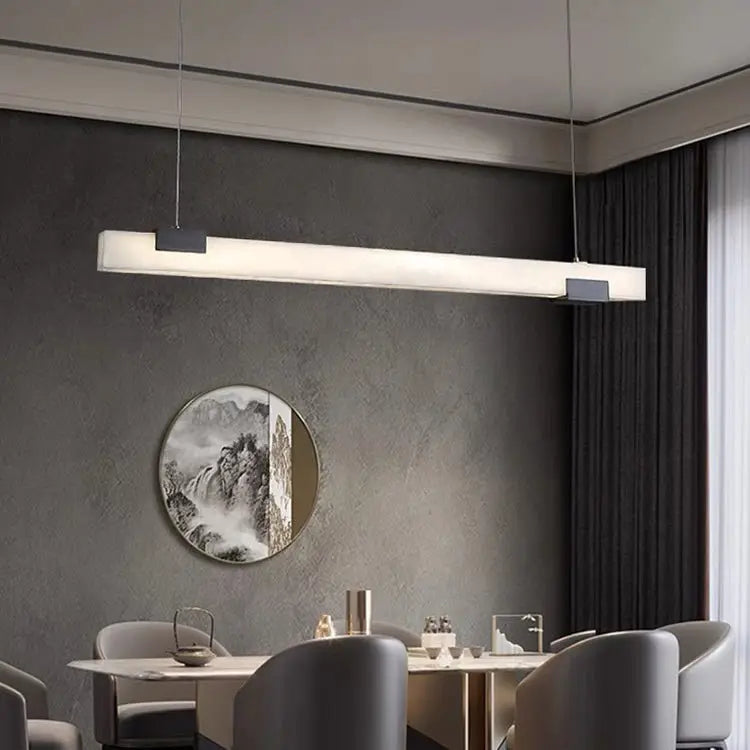 Alabaster Kitchen Linear Pendant Lights Style B Pendant Fabtiko