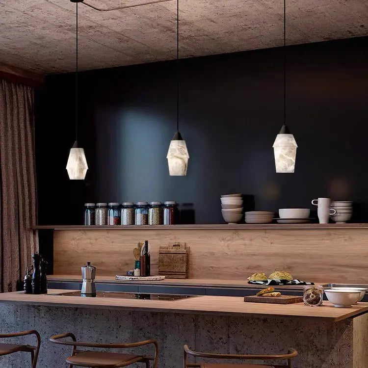 Alabaster Pendant Lights For Kitchen    Pendant Fabtiko