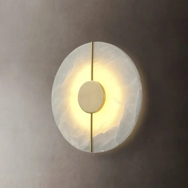 Alabaster Wall Sconce For Bedroom Style A   Wall Sconce Fabtiko