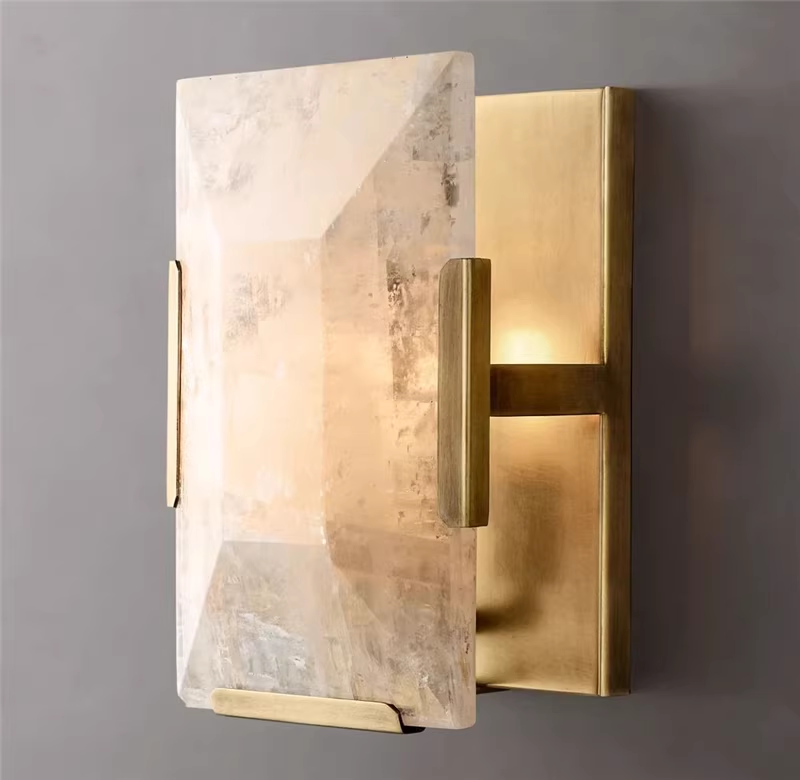 Alabaster Wall Sconce Luxury Room Wall Light