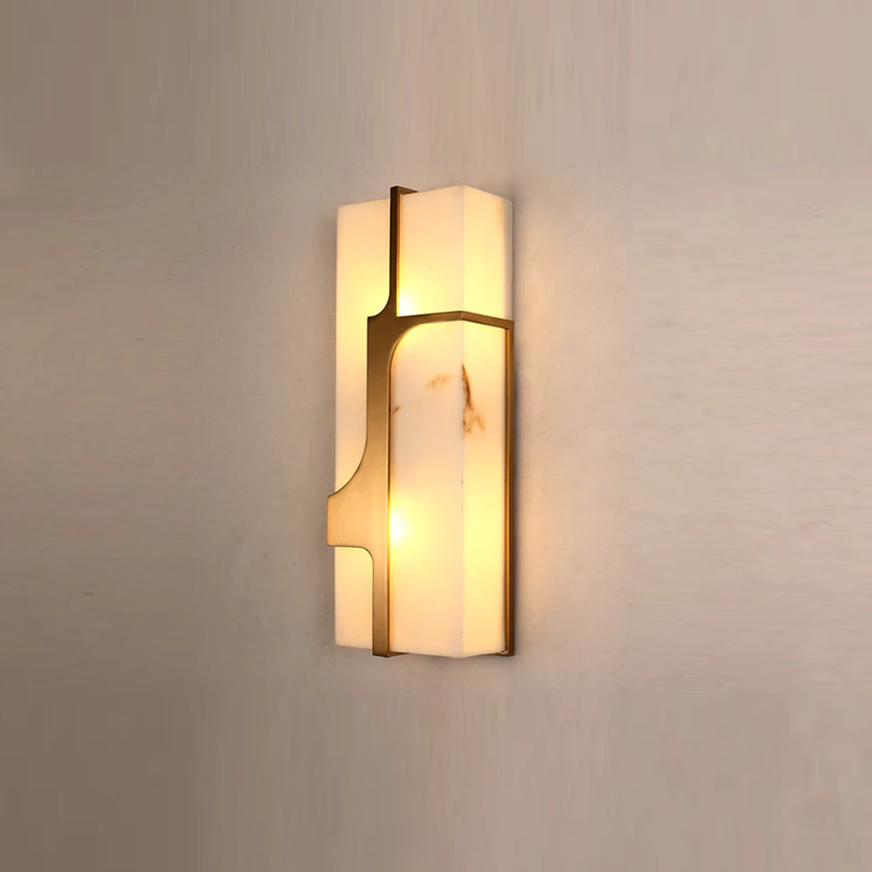 Bedroom Linear Alabaster Wall Sconces Light Fixture