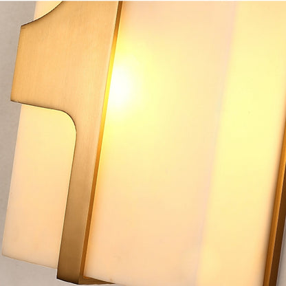 Bedroom Linear Alabaster Wall Sconces Light Fixture