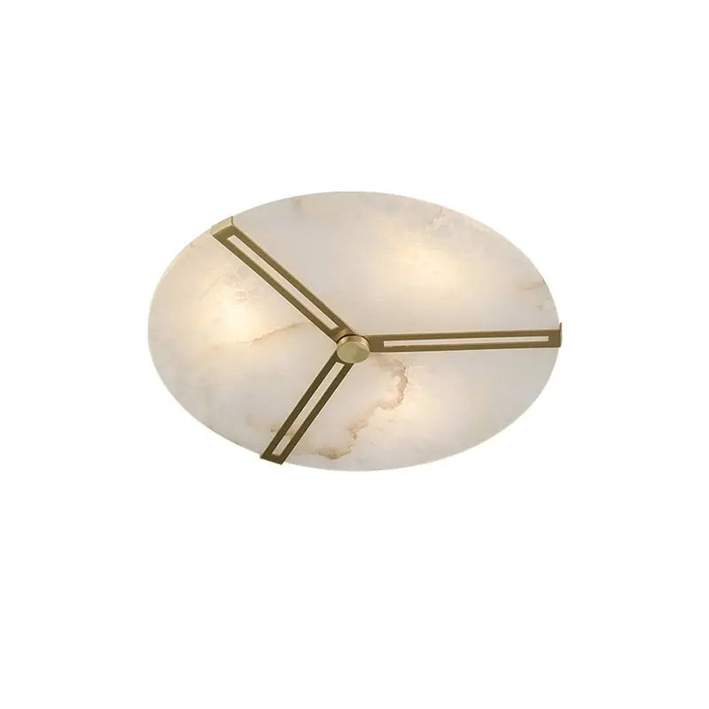 Brass Alabaster Flush Mount Ceiling Light    Ceiling Lamp [product_tags] Fabtiko