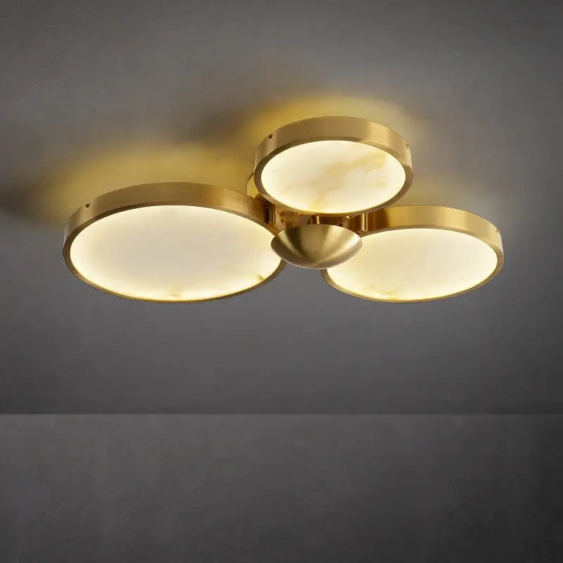 Spain Alabaster Flush Mount Ceiling Lamps Ceiling Lamp Fabtiko