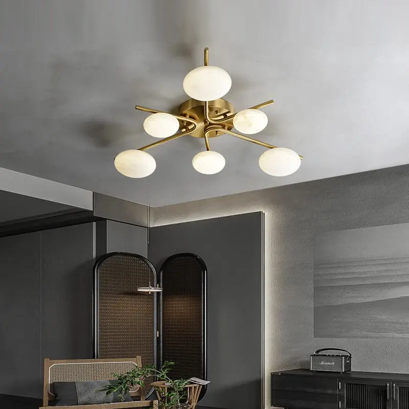 Spain Alabaster Modern Ceiling Lights offer a stylish, contemporary look that will light up any room