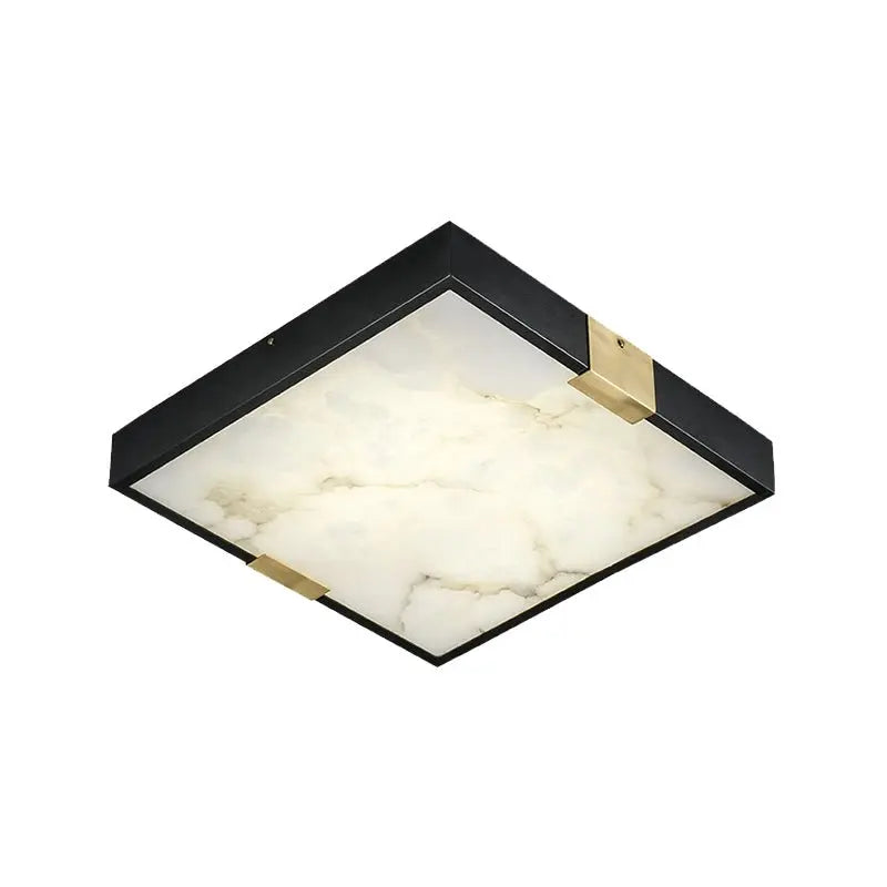 Square Spain Alabaster Flush Mount Ceiling Lights 19.68&quot;   Ceiling Lamp [product_tags] Fabtiko