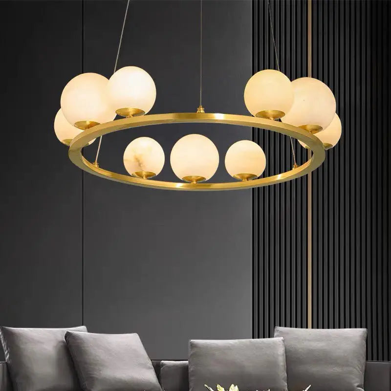 Alabaster Chandeliers Spain Dining Room 23.62&quot;D*47.24&quot;H   Chandelier [product_tags] Fabtiko