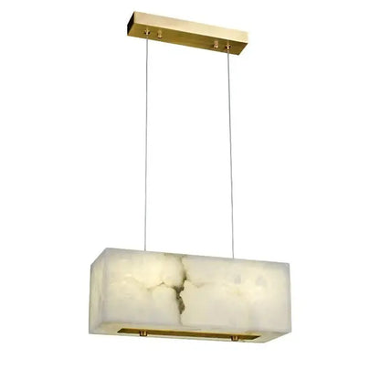 Alabaster Cuboid Dining Room Chandelier    Chandelier [product_tags] Fabtiko