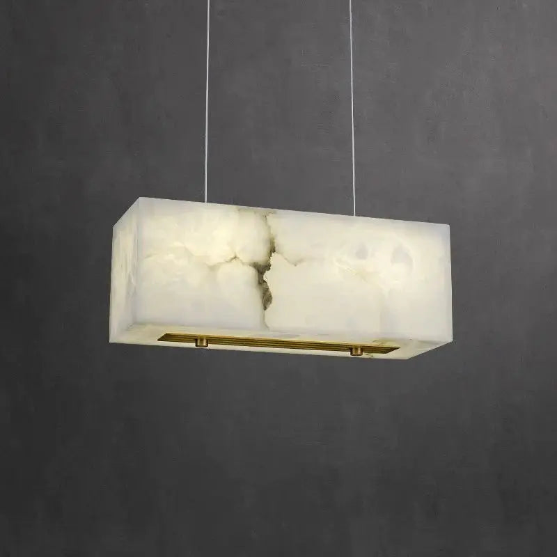 Alabaster Cuboid Dining Room Chandelier    Chandelier [product_tags] Fabtiko