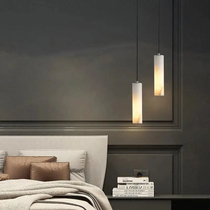 Alabaster Modern Cylindrical Round Chandelier    Chandelier [product_tags] Fabtiko