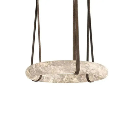 Alabaster Ring Pendant Chandelier 19.7&quot;   Chandelier [product_tags] Fabtiko